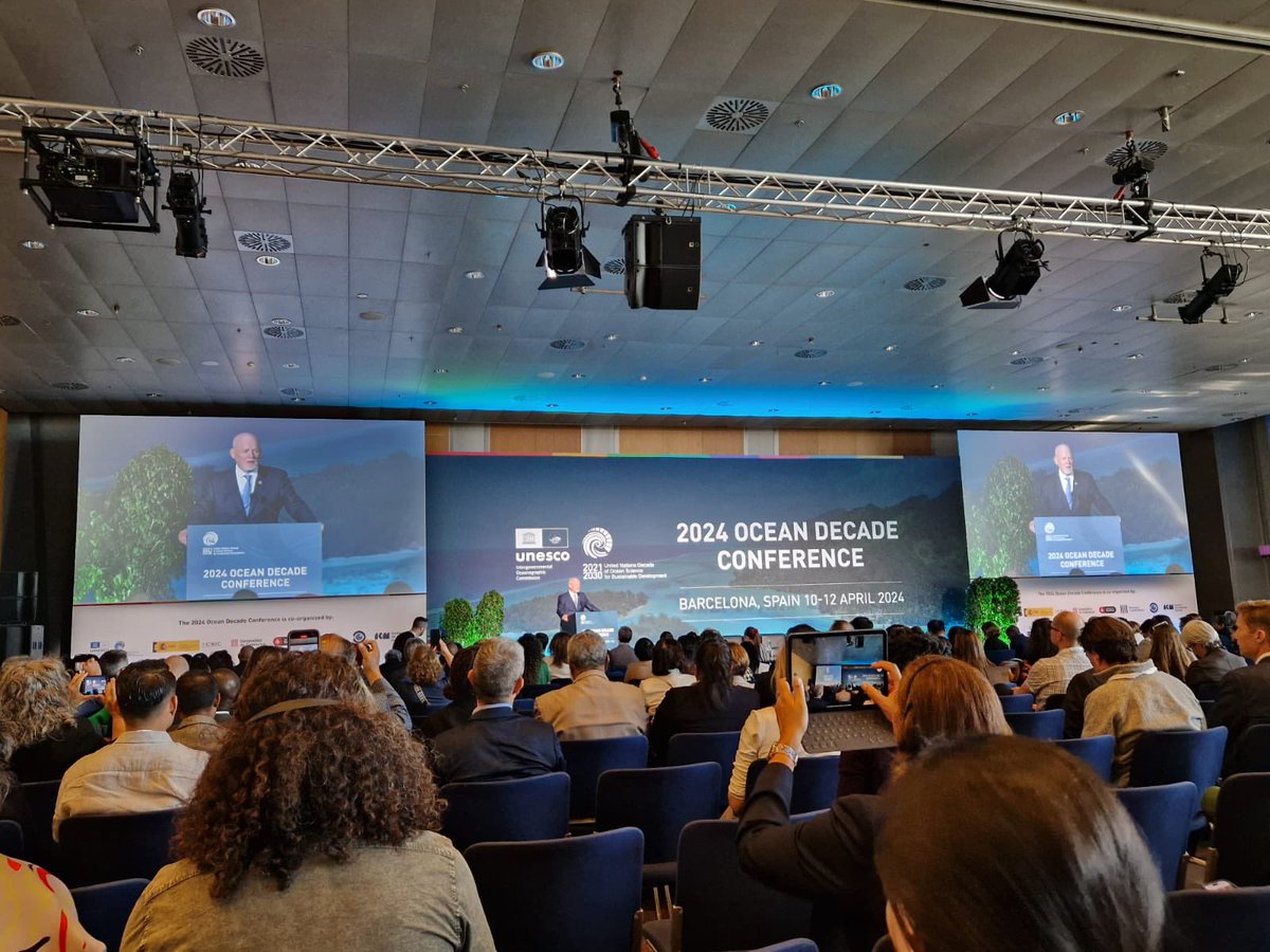 Inspiring words as always @ThomsonFiji , we can’t wait to hear the rest of the speech. We agree 100% the @UNOceanDecade Conference has three aims:
1)Celebrate the successes so far
2)Set a new vision for the future
3)Spark new partnerships and collaborations 👏👏
#WeAreIslanders