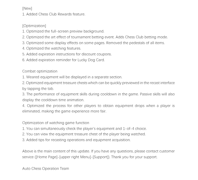 AutoChess2019's tweet photo. MAINTENANCE on 11th April https://t.co/k2qc0B7MBh