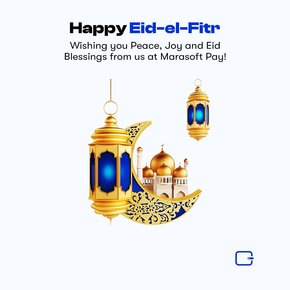 Happy Eid-el-Fitr to all our Muslim clients/ employees/friends.
Wishing you the blessings of this season and may Allah accept all your prayers. Have a wonderful celebration

#MarasoftPay #eidelfitr #allahswt
