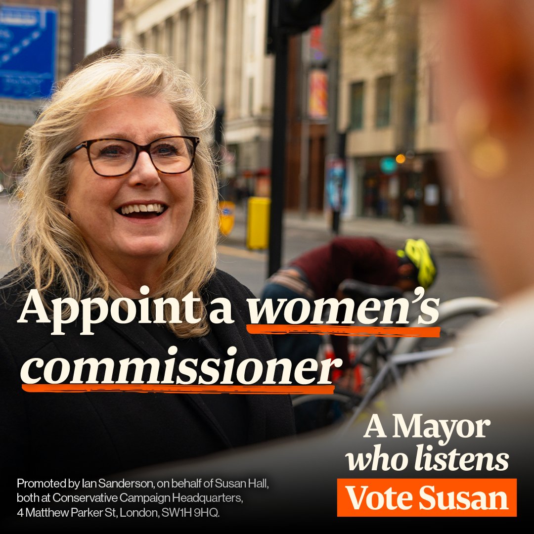 Appoint a women’s commissioner to make sure women feel safe.