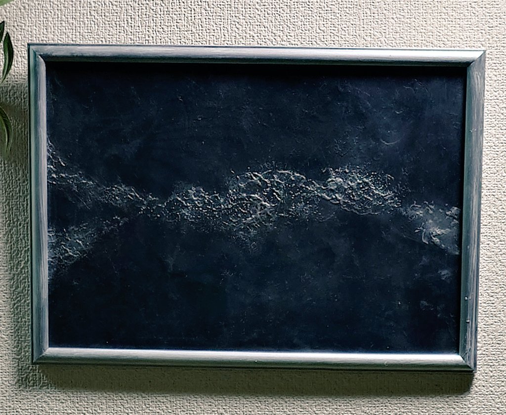 PaintArtNET's tweet image. 黒と銀

#漆喰 #意匠 #特殊左官塗装