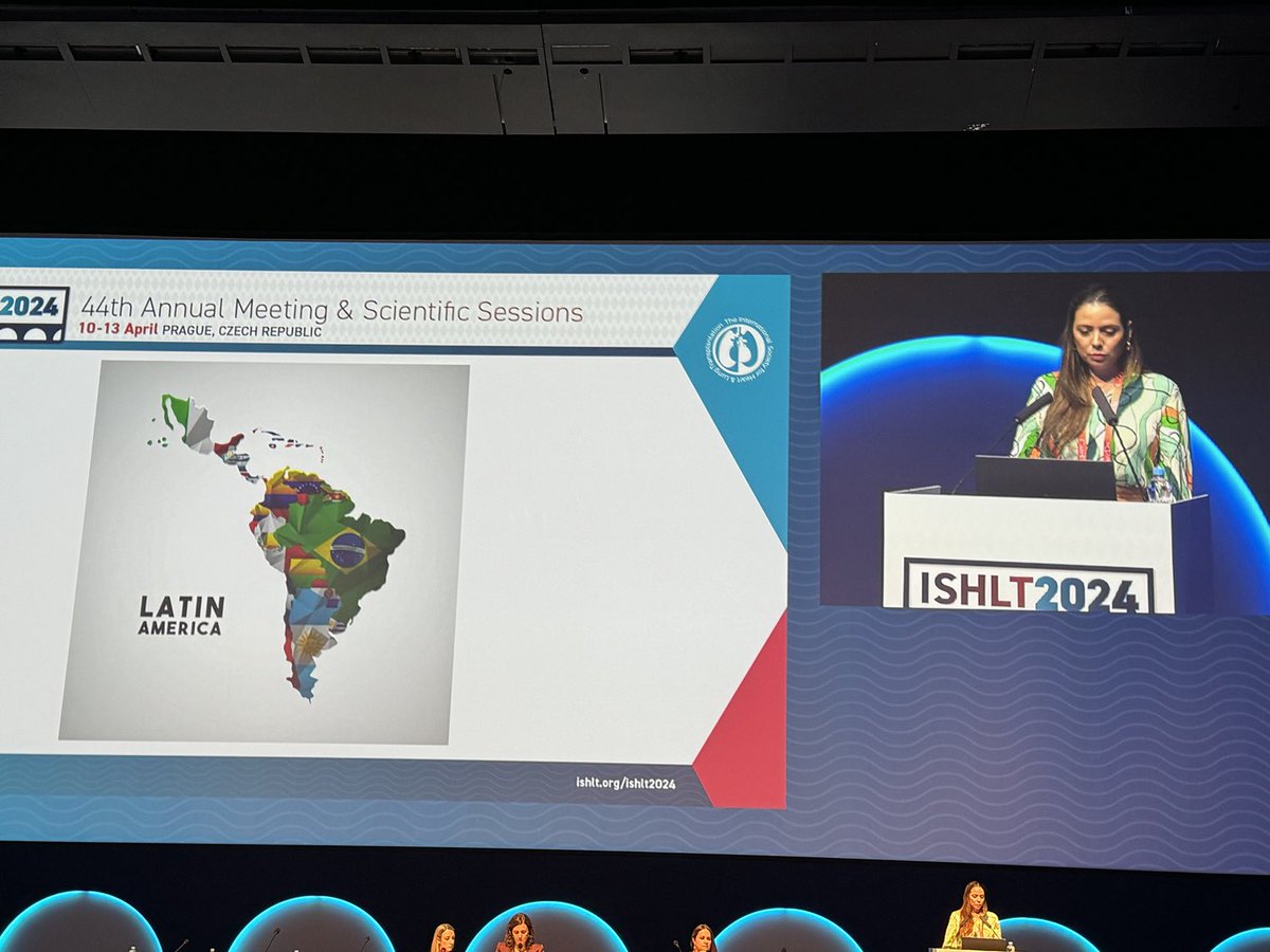 Amazing talk by ⁦@loremontesvilla⁩ in transplant in Latin America ⁦@ISHLT⁩