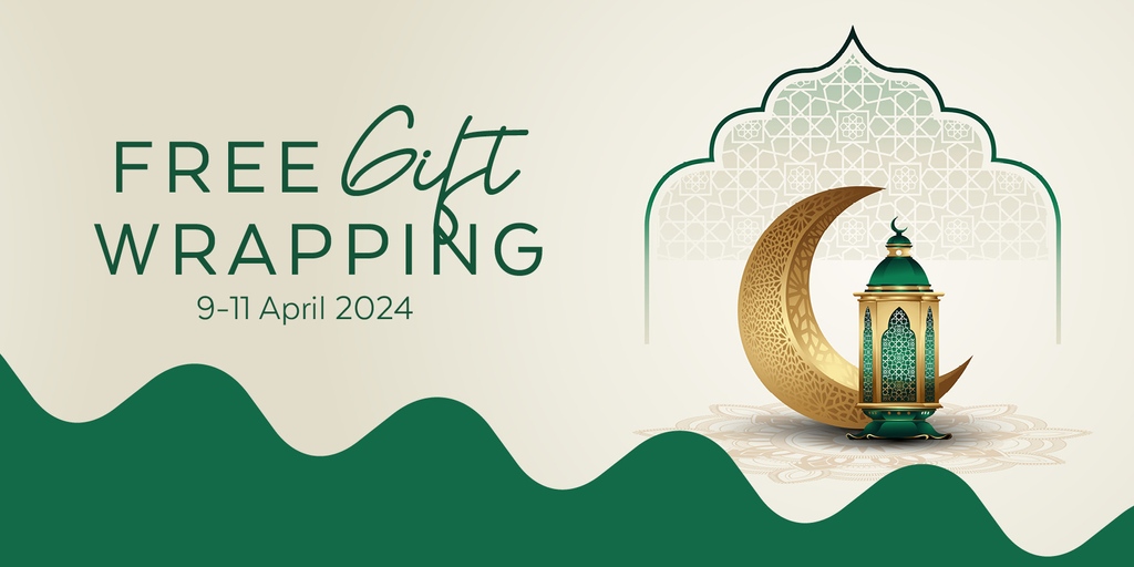 Let us take care of your Eid-ul-Fitr gift wrapping 🎁🌙 Enjoy our free gift-wrapping service when you spend R350 or more on a gift. Gateway will donate R25 to Reach for a Dream for every gift wrapped. 📍 Find the gift wrapping service opposite Starbucks during trading hours.