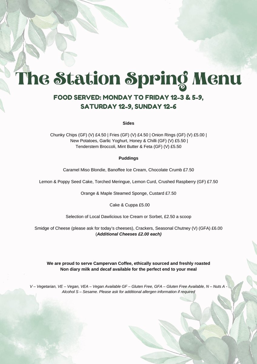 Our spring menu is live🌷 What dish are you excited to try?