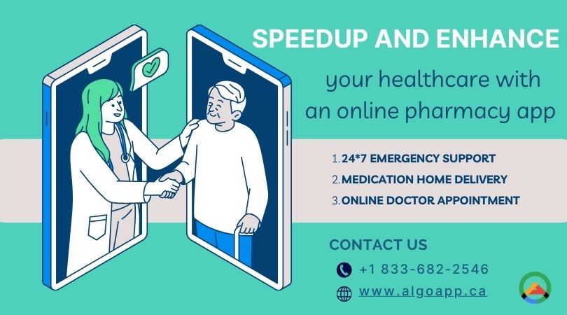 AlgoPharmacyApp's tweet photo. Struggling with health issues? Don't let delays hinder your wellness journey. 🌟 Discover the convenience of our pharmacy app! 📲💊Order medication anytime, anywhere in Canada. Plus, access instant online doctor appointments. #healthcare #onlinepharmacy https://t.co/cHf5itWOJ0 https://t.co/aIx5DNhSHO