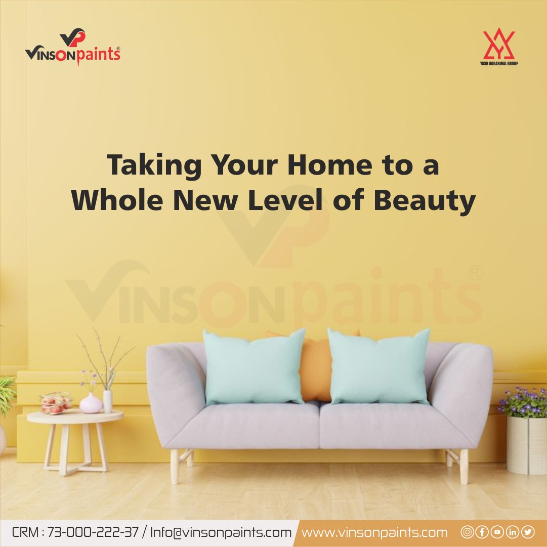 Elevate your home’s aesthetic with Vinson Paints. 🏡✨

Transform your space into a masterpiece of beauty and comfort. With Vinson Paints, every stroke is a step towards perfection. #HomeBeauty #ElegantInteriors #VinsonPaints #DesignInspiration #InstaHome #HomeStyle