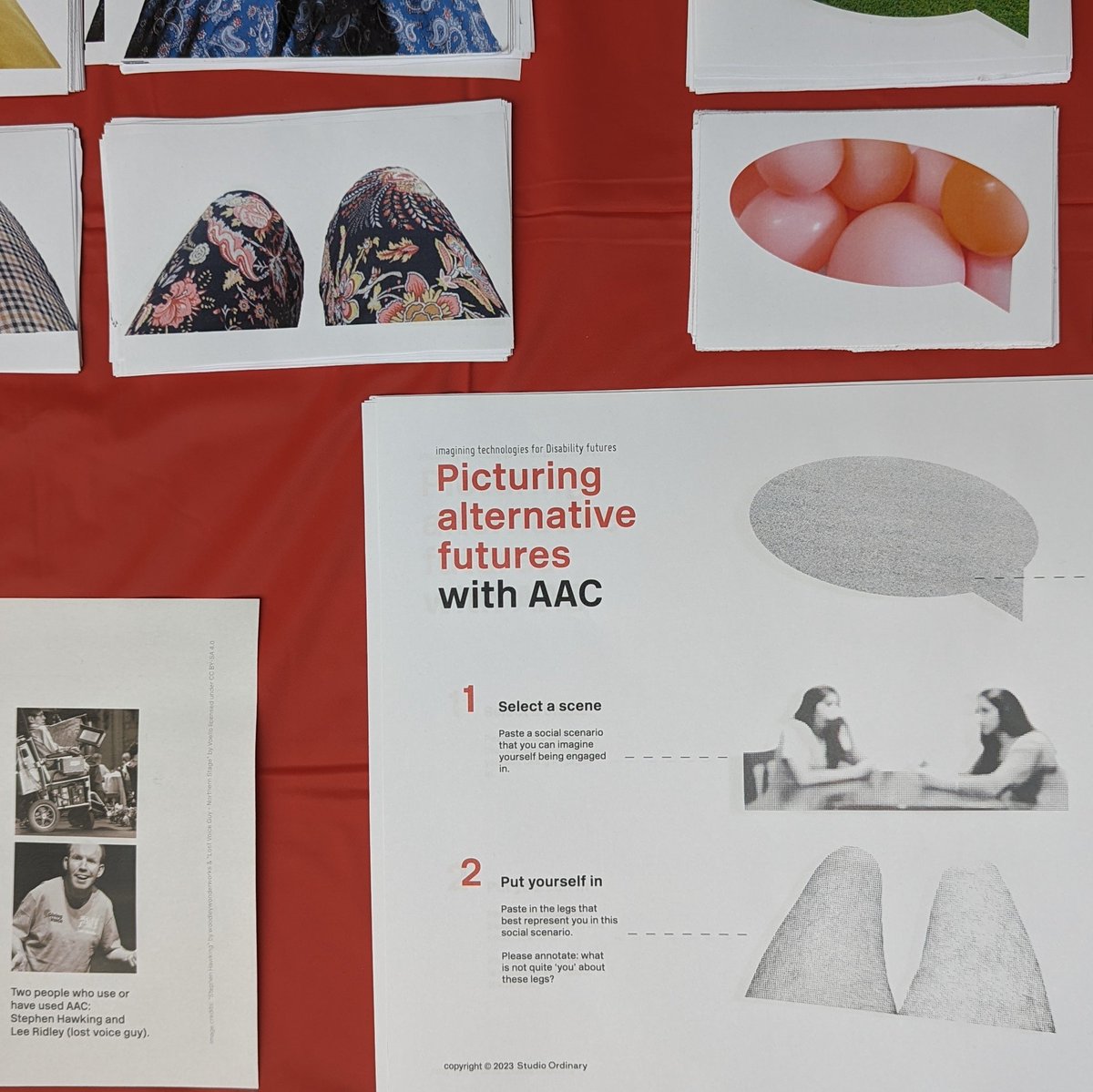 fintamsgray's tweet photo. Myself and @ktbroon are running an activity called 'Picturing alternative futures with AAC' at the @NtlMuseumsScot Science Festival as part of @itdfproject today.

Say hi if you're in Edinburgh and fancy engaging in our collage activity and visualising communication futures! https://t.co/Uz1aViXHmS