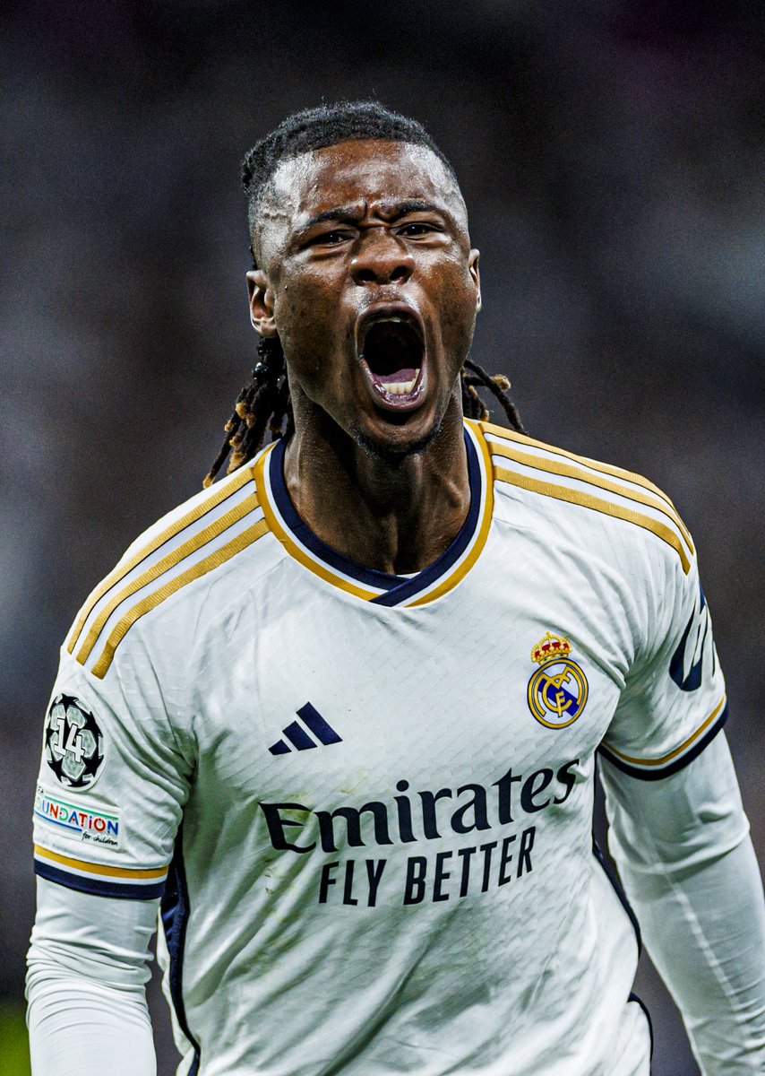 Una imagen de <a href="/Camavinga/">Eduardo Camavinga</a> realizada con la Canon Eos R3 y el 400 RF 2.8 <a href="/CanonEspana/">Canon España</a> Foto <a href="/pablogsacristan/">Pablo García</a> #RealMadridCity