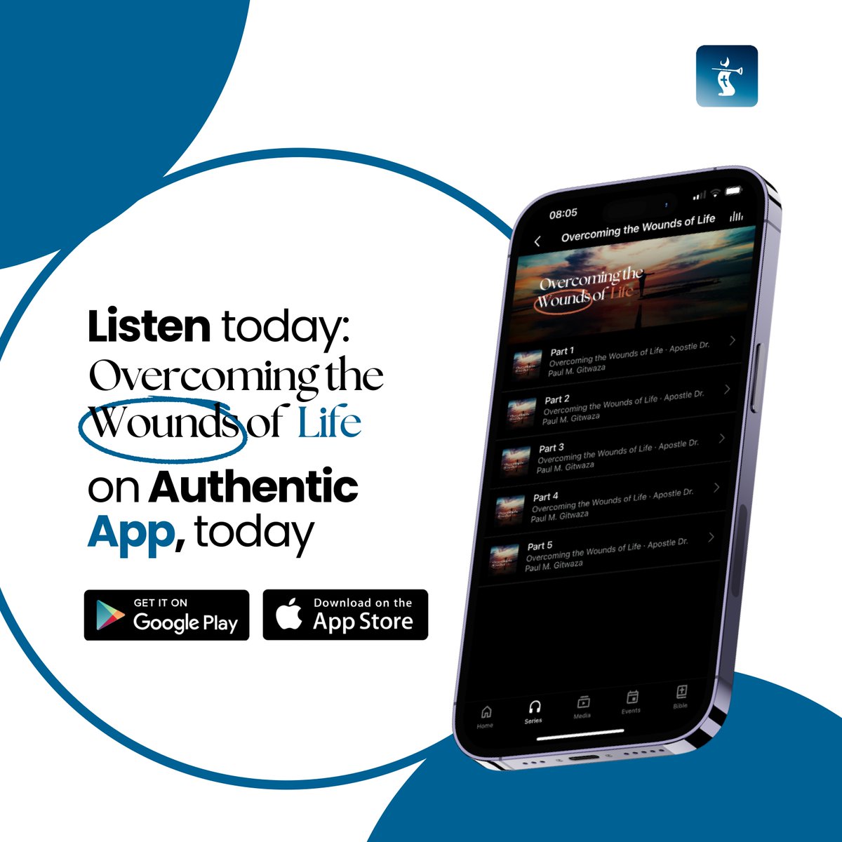 ZionTempleCC's tweet photo. The world was overcome by Jesus. Those with the life of God inside them will thrive and overcome the challenges of this world.
Listen today: Overcoming the wounds of Life on Authentic App today: https://t.co/3RGADw4hTN
#AWM #ZTCC #DivineAttention #AuthenticApp https://t.co/azxM8yp0vq