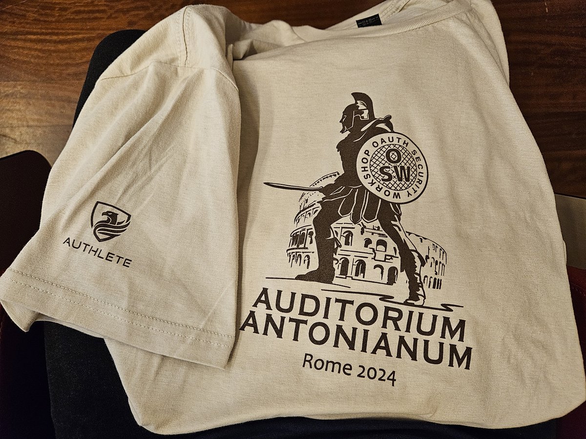 Authlete (@authlete) on Twitter photo #Authlete is sponsoring and presenting at the OAuth Security Workshop 2024 in Rome, taking place until April 12. Make sure to grab your T-shirt from us and join presentations by Authlete members--<a href="/justin__richer/">Justin Richer Ⓥ</a>, <a href="/dfett42/">Daniel Fett</a>, <a href="/josephheenan/">Joseph Heenan</a>--on Friday.
oauth.secworkshop.events/osw2024 #Authlete is sponsoring and presenting at the OAuth Security Workshop 2024 in Rome, taking place until April 12. Make sure to grab your T-shirt from us and join presentations by Authlete members--<a href="/justin__richer/">Justin Richer Ⓥ</a>, <a href="/dfett42/">Daniel Fett</a>, <a href="/josephheenan/">Joseph Heenan</a>--on Friday.
oauth.secworkshop.events/osw2024