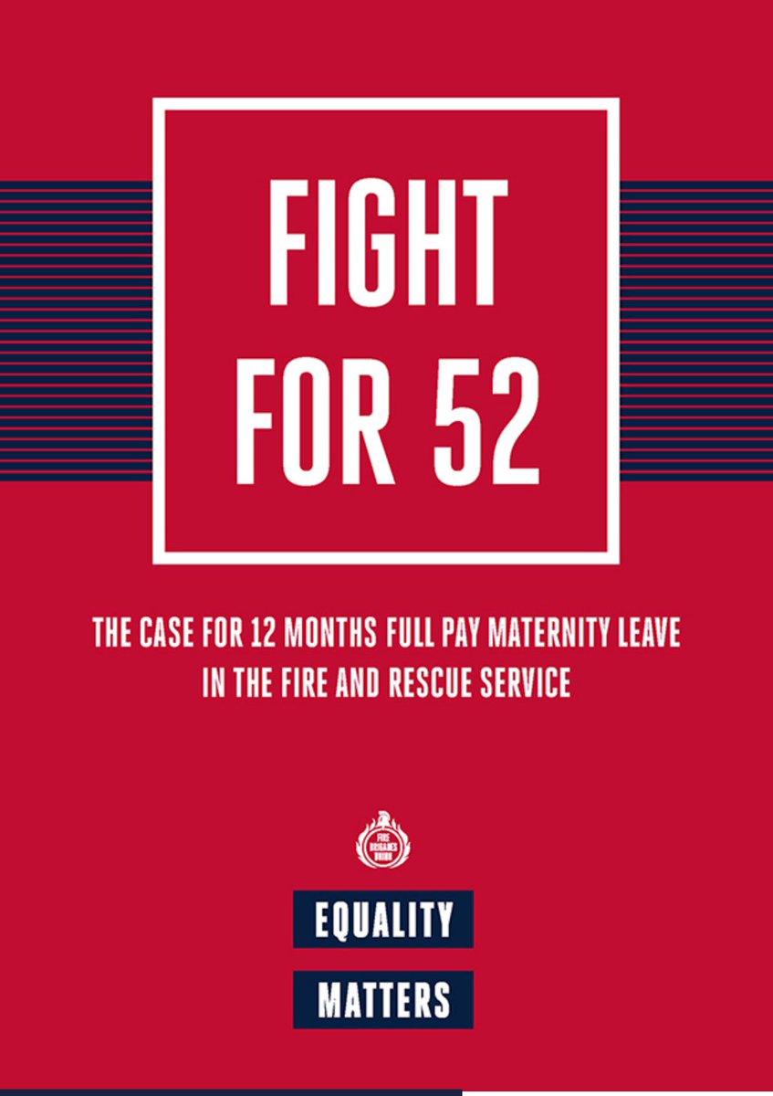 Today @FBUBerkshire have secured 52 weeks full pay for Firefighters on maternity

A result for @fbunational members as a result of positive work with the service 

It’s a huge step forward for Firefighters in the Region 12 & for the #Fightfor52 campaign

rb.gy/3hgnja