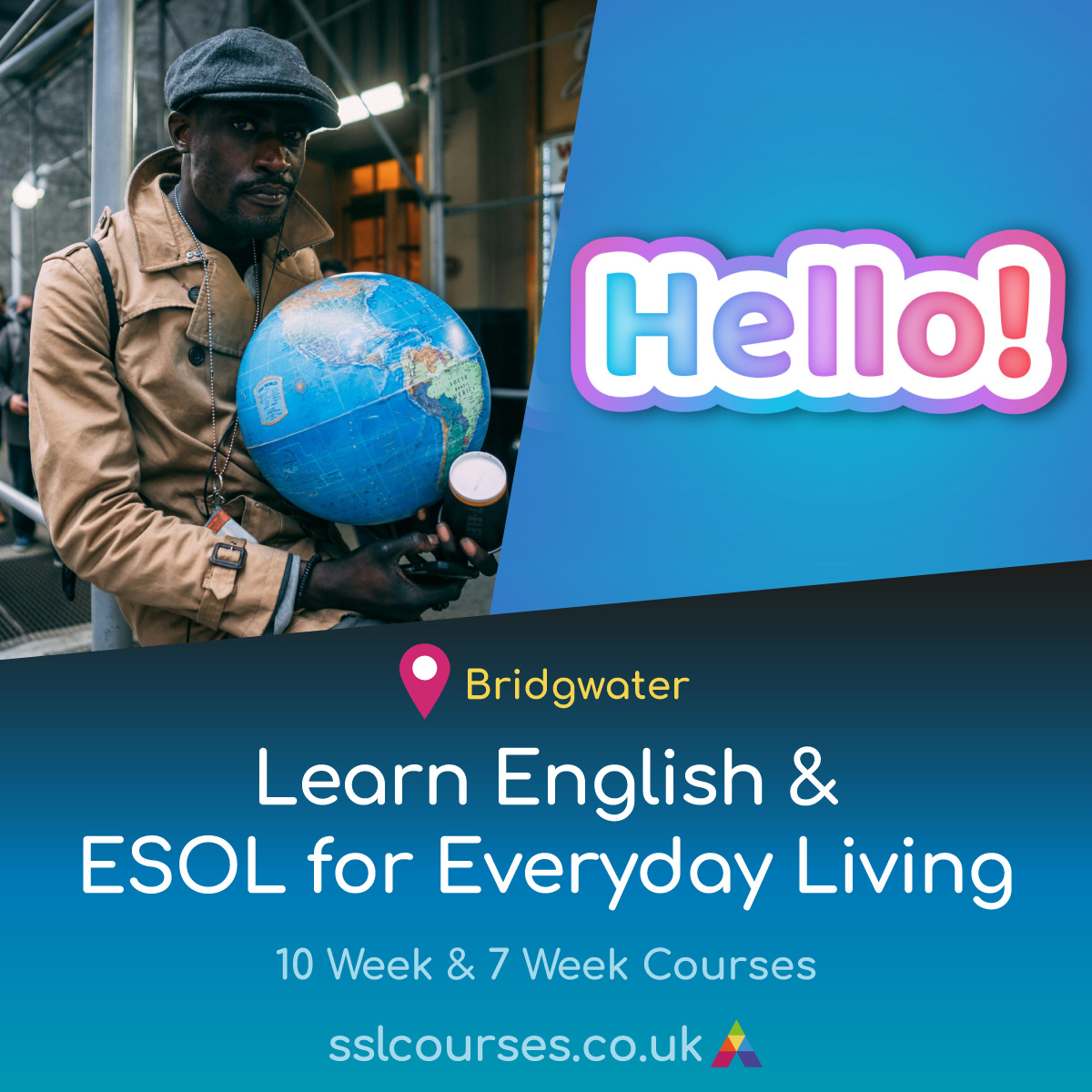 📢Are you just starting to learn the English language? Then our #ESOL for Everyday Living courses are perfect for you! During the course, we will cover useful vocabulary and expressions used in daily life, such as shopping for groceries. Find out more: shorturl.at/wBUY8