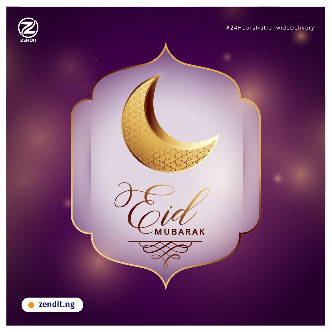 May the blessings of Allah fill your hearts with peace and love. Happy Eid-el-Fitri!

#Zendit #ZenditIsHere #StressFreeDelivery #24HoursDelivery #happyholiday #eidmubarak