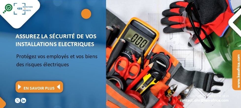 KES_AFRICA's tweet photo. [Expertises KES] Audit et Inspection des Installations Électriques 💼🔌
Comment nous vous accompagnons ?
👉 Audit complet des installations électriques
👉 Inspection de conformité aux normes
👉 Rapports détaillés et conseils 

#AuditElectrique #KESAFRICA #KESInspections&amp;Projects https://t.co/gGAtBM4uTm