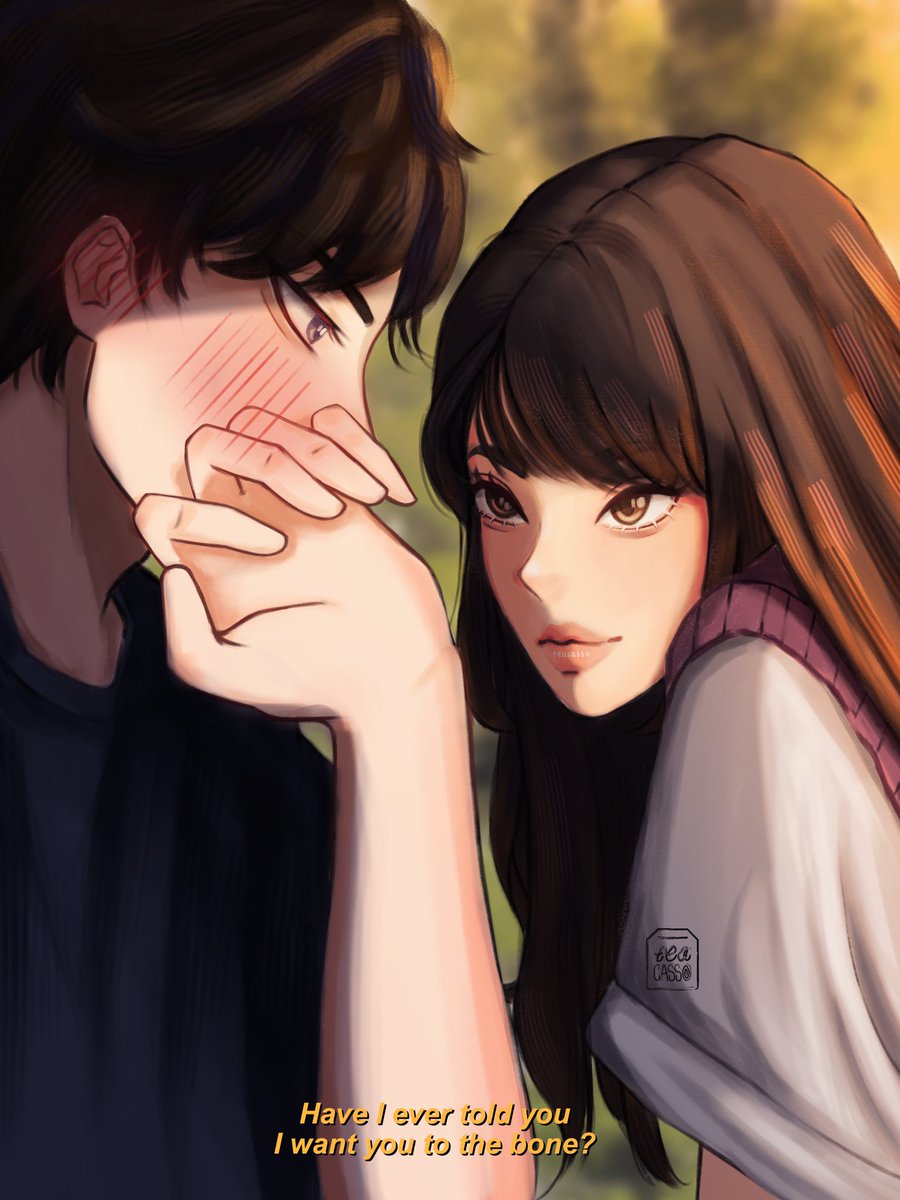 _teacasso's tweet image. — have i ever told you i want you to the bone?

this artwork is inspired by the song "to the bone" by pamungkas ❤️‍🔥

#artph