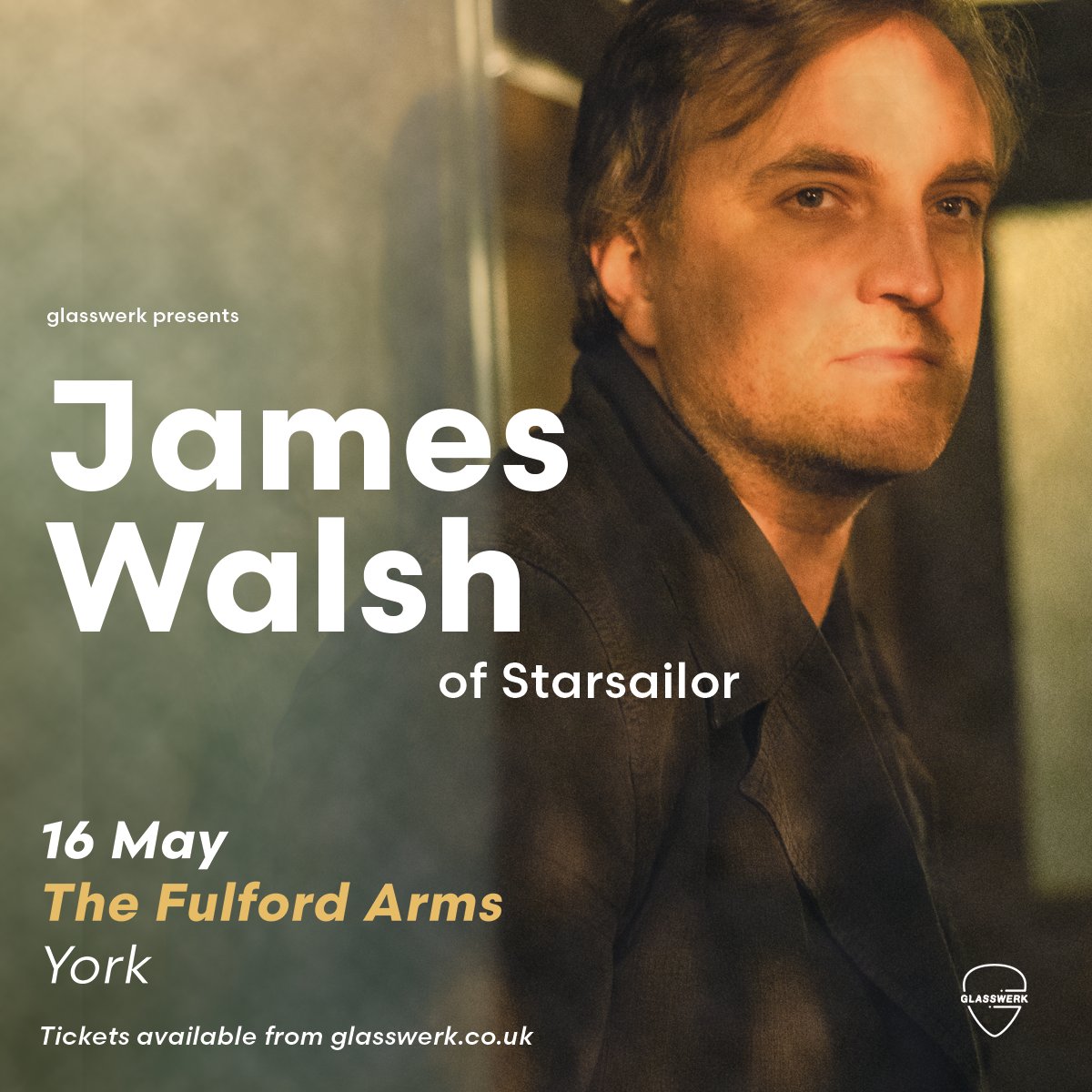 James Walsh of @starsailorband fame is bringing his solo show right here on Thursday 16th May! We're Four To The Floor on this one - Tickets On Sale Now! eventim.co.uk/event/james-wa…