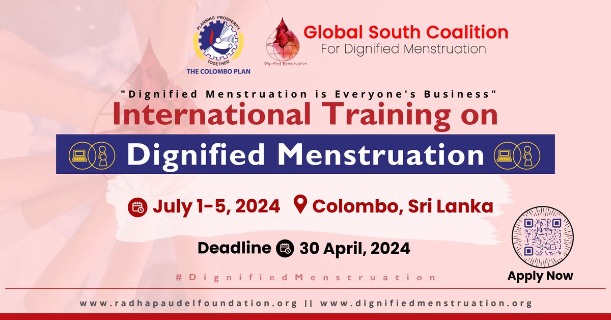 Global South Coalition for Dignified Menstruation tweet media