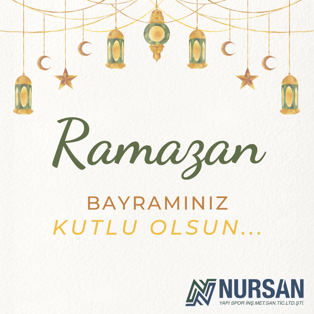 nursansport's tweet photo. Nursan Yapı Spor Ailesi Olarak Aileniz ve tüm sevdiklerinizle sağlıklı, huzurlu ve mutluluk dolu bir bayram geçirmenizi dileriz. Ramazan Bayramınız kutlu olsun.
#bayram #RamazanBayramı https://t.co/qLdXIsf0fw