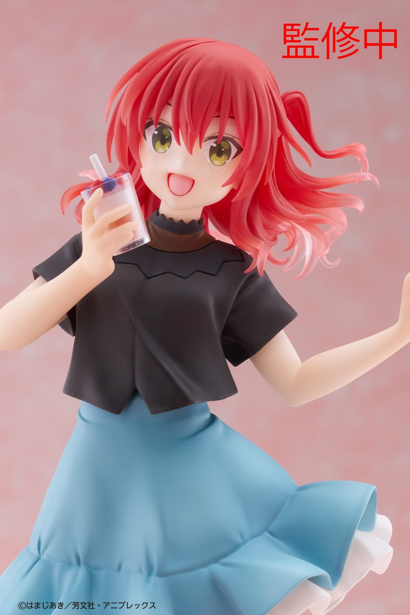 【速報‼】アニメ「#ぼっち・ざ・ろっく！」より #喜多郁代 の #コアフル フィギュアが登場決定‼ アニメ5話で登場した私服姿を再現！ 可愛らしい笑顔と躍動感のあるポーズに注目です✨ 髪の毛はクリアパーツで仕上げています❢ 続報をお楽しみに‼ #タイトー