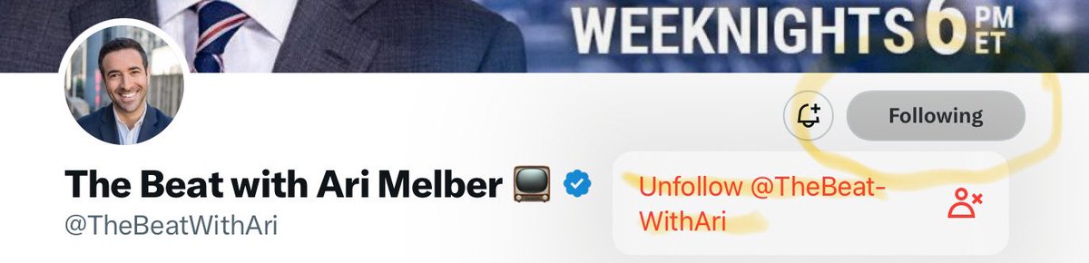 Sorry @AriMelber but I will no longer follow you or your show @TheBeatWithAri because you chose to platform a known LIAR (Avanatti).  With the trial starting next week, this was a BAD time to give that a-hole a platform to spread more garbage.  #BoycottMelber @MichaelCohen212