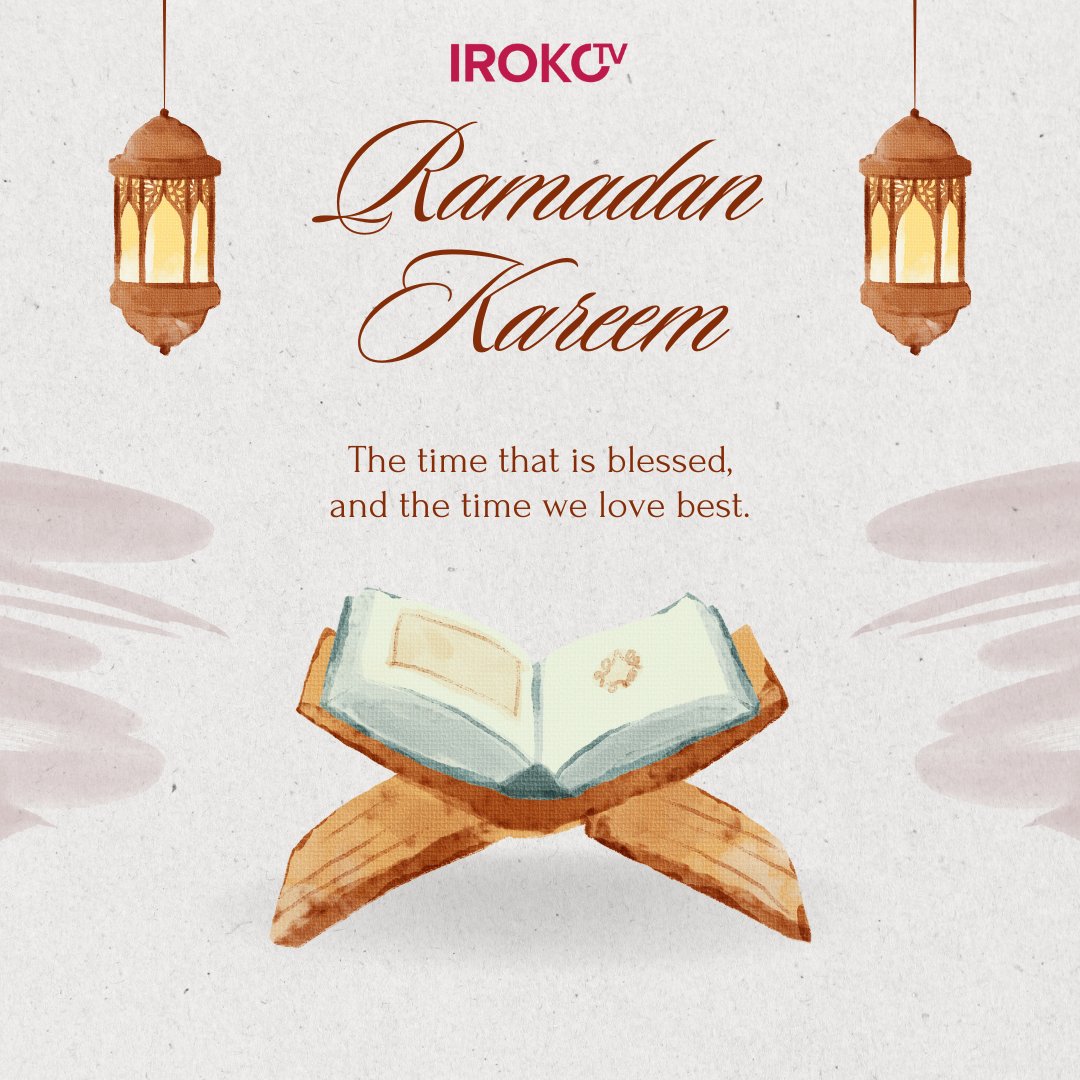 As we celebrate the joyous occasion of Eid, may your heart be filled with gratitude and your life be blessed with prosperity. Eid Mubarak! #irokotv #eidmubarak