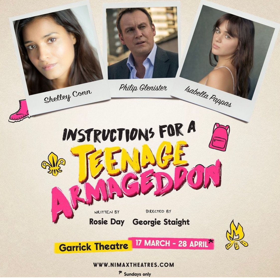 Did you know about our incredible video cast? Well now you do.

So now you have three more reasons to book your ticket to Instructions for a <a href="/Teen_Armageddon/">Instructions for a Teenage Armageddon: The Play</a> ... like right NOW

bit.ly/TeenageArmaged…