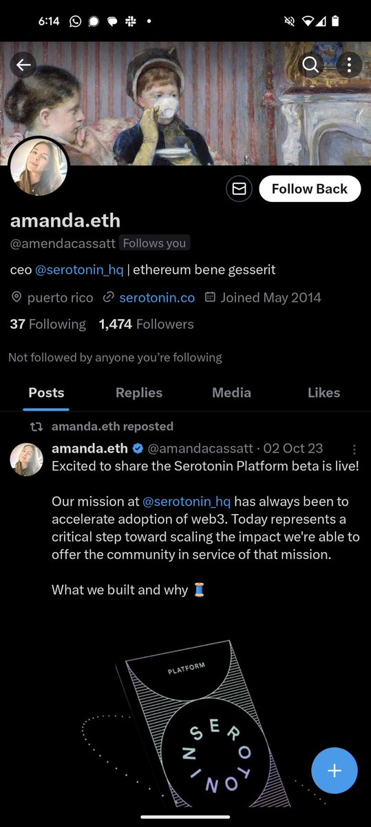 Scammers, thank you for the personal validation and encouraging reminder that the bull market is back! Everyone else, appreciate your help reporting this dubious “Amenda” character 🙏