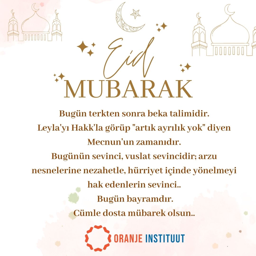 Bayramımız mübarek olsun... #ramadan #eidmubarak #amsterdam #oranjeinstituut #islamineurope