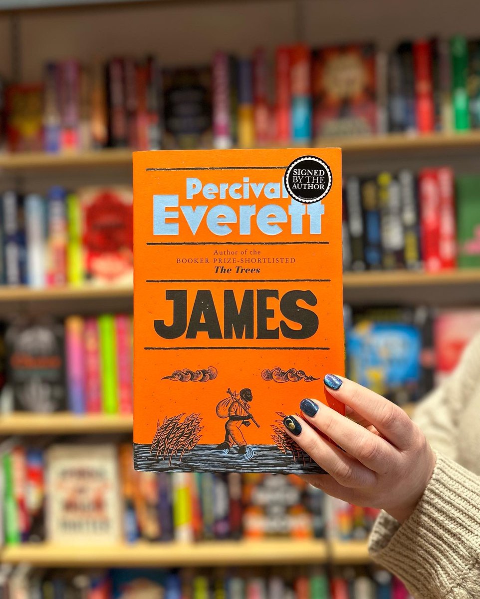 It was an absolute pleasure to have Percival Everett in-store today to sign his latest novel James! We have signed copies of James, Erasure and I Am Not Sidney Poitier available in-store now! 📚 #waterstones #waterstoneswestend