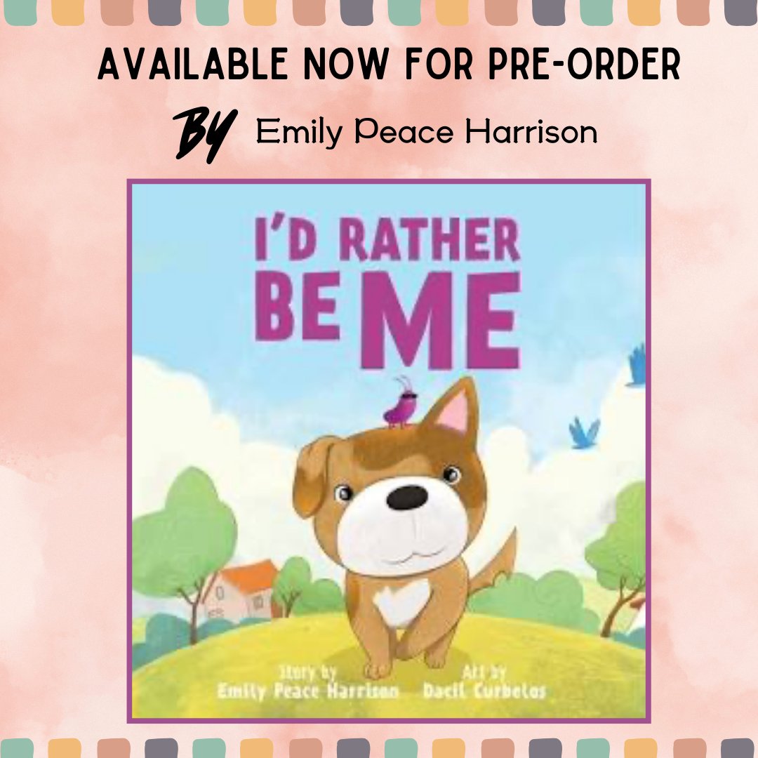 Emily Peace Harrison's debut picture book I'D RATHER BE ME is now available for pre-order! Release date is September 24. Find out more at emilypeaceharrison.com. @harrison_p31679