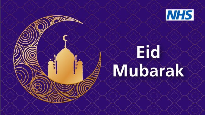 @OxleasNHS Eid Mubarak to all our NHS colleagues who are celebrating! Thank you for your continued work to care for our patients and communities, as well as each other! Eid ul-Fitr will take place on Wednesday 10th April 2024, following the sighting of the moon.🌙