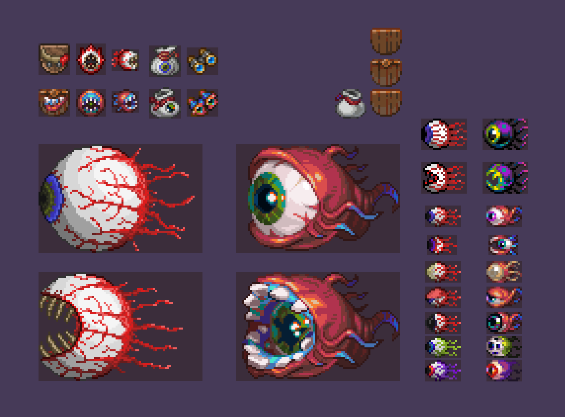 NomisT3730's tweet photo. The eye family

#ドット絵 #terraria #pixelart https://t.co/1o62N5dgfv