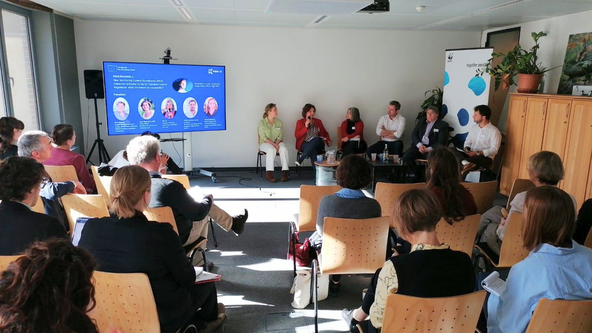WWFEU's tweet photo. On innovation for Monitoring Control and Surveillance under the new EU Fisheries Control Regulation:
👉 information must be collected across the entire #SupplyChain, from industrial fleets to small-scale fishers
👉 it's in the interest of the fishing community to convey as much information as possible to all types of consumers
👉 consumers need this information wherever they buy their seafood - from the supermarket to restaurants, cafés and self-service outlets
👉 #traceability is key: any certification/labelling scheme is meaningless without the ability to trace back to the source
👉 prepared, preserved, processed, fresh... all seafood products matter!