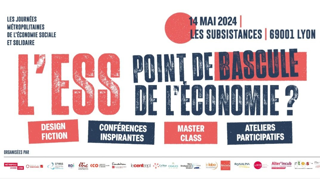 [#Ess - Basculer] <a href="/grandlyon/">Métropole de Lyon</a> : 2èmes "Journées #Métropolitaines de l'#Ess", le 14/05 aux @Les_Subs_Lyon à @VilledeLyon (69001) sur le thème "L'#Ess, point de #bascule de l'économie ?" ➡️ yp.events/35ea01a5-aa90-… cc <a href="/CRESS_AURA/">CRESS Auvergne-Rhône-Alpes</a> <a href="/ReseauRTES/">RTES</a> <a href="/jsaddierESS/">Jerome Saddier</a> <a href="/ESS_France/">ESS France</a> ⤵️