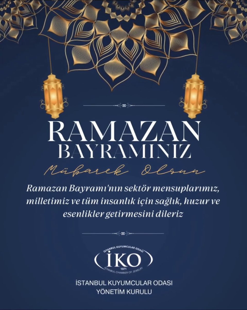 Ramazan bayramınızı kutlar, hepinize sağlıklı, mutlu, bereketli günler dilerim.