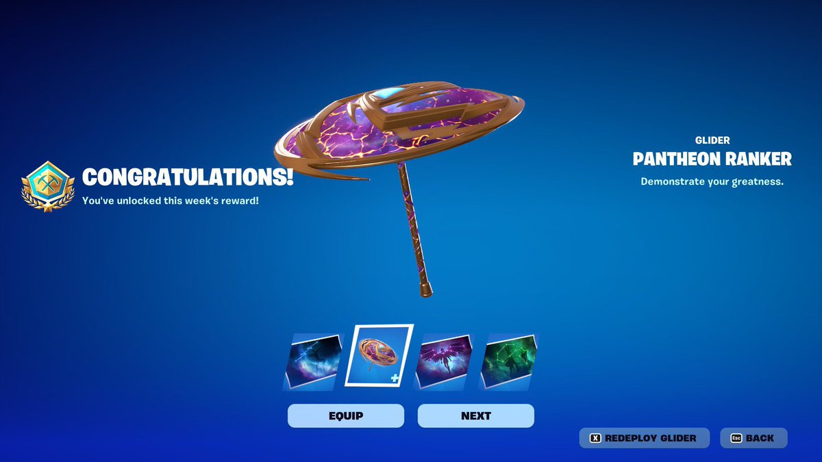 The Ranked cup rewards have been granted to players 👀 #Fortnite Via @iFireMonkey