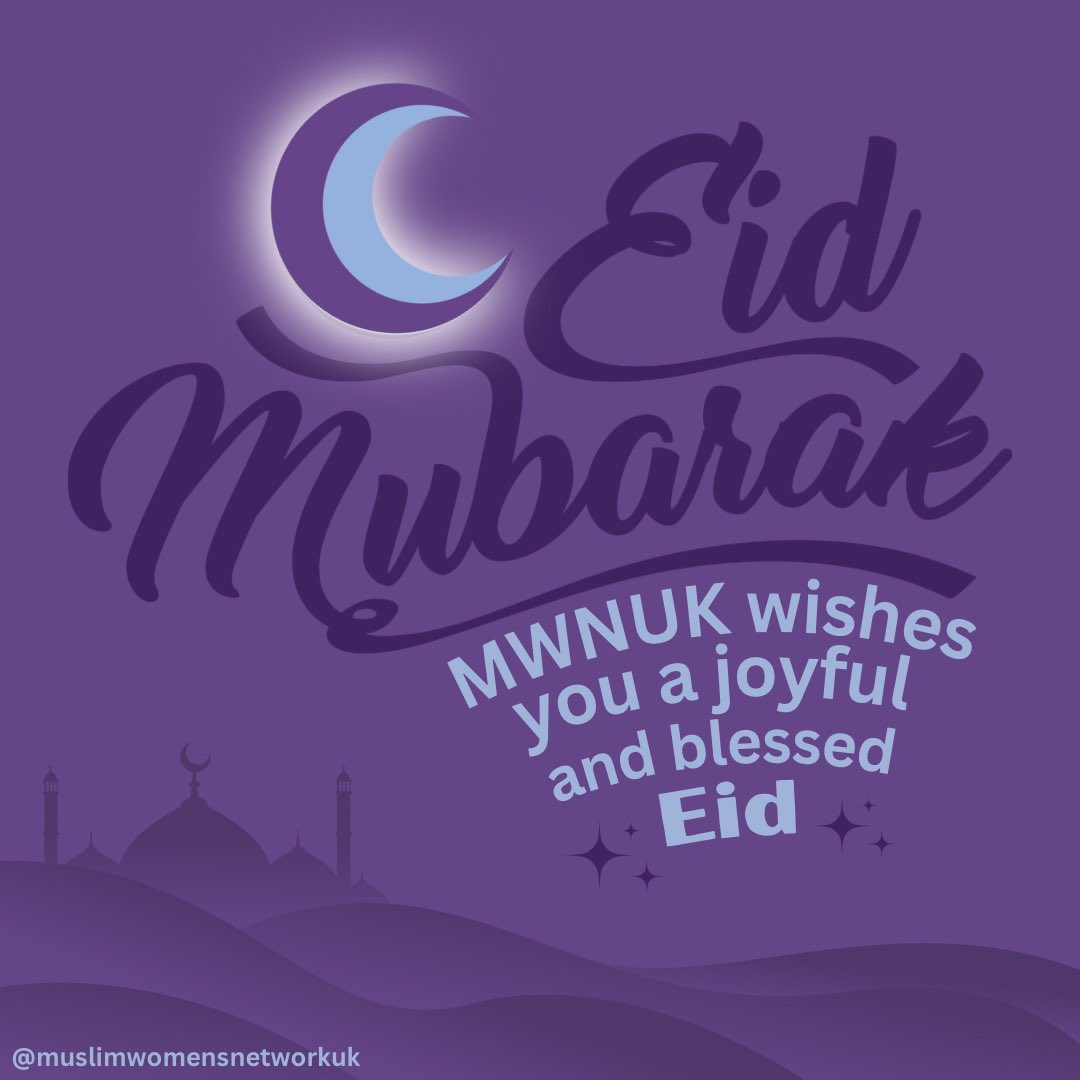 Eid Mubarak! We wish you a joyful and blessed Eid ul Fitr Inshallah💜 #EidAlFitr #Eidmubarak2024