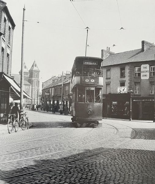 Kettering Road, Northampton. Those beautiful cobble-stones look like a work of art and it must have been so labour intensive to lay them.