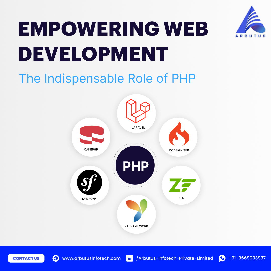 ArbutusInfotech's tweet image. PHP remains an indispensable asset in the arsenal of web developers, offering versatility, scalability, performance, and a thriving community ecosystem.
To read full article: linkedin.com/feed/update/urโฆ
#futureofwebdevelopment #digitaltransformation #php #frameworks #arbutusinfotech
