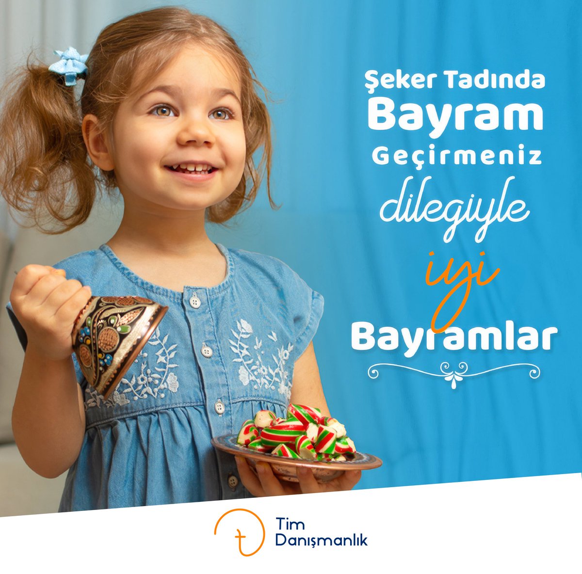 Şeker tadında bir bayram geçirmeniz dileğiyle. İyi Bayramlar. 🍬 #timdanışmanlık #iyibayramlar #şekerbayramınızkutluolsun