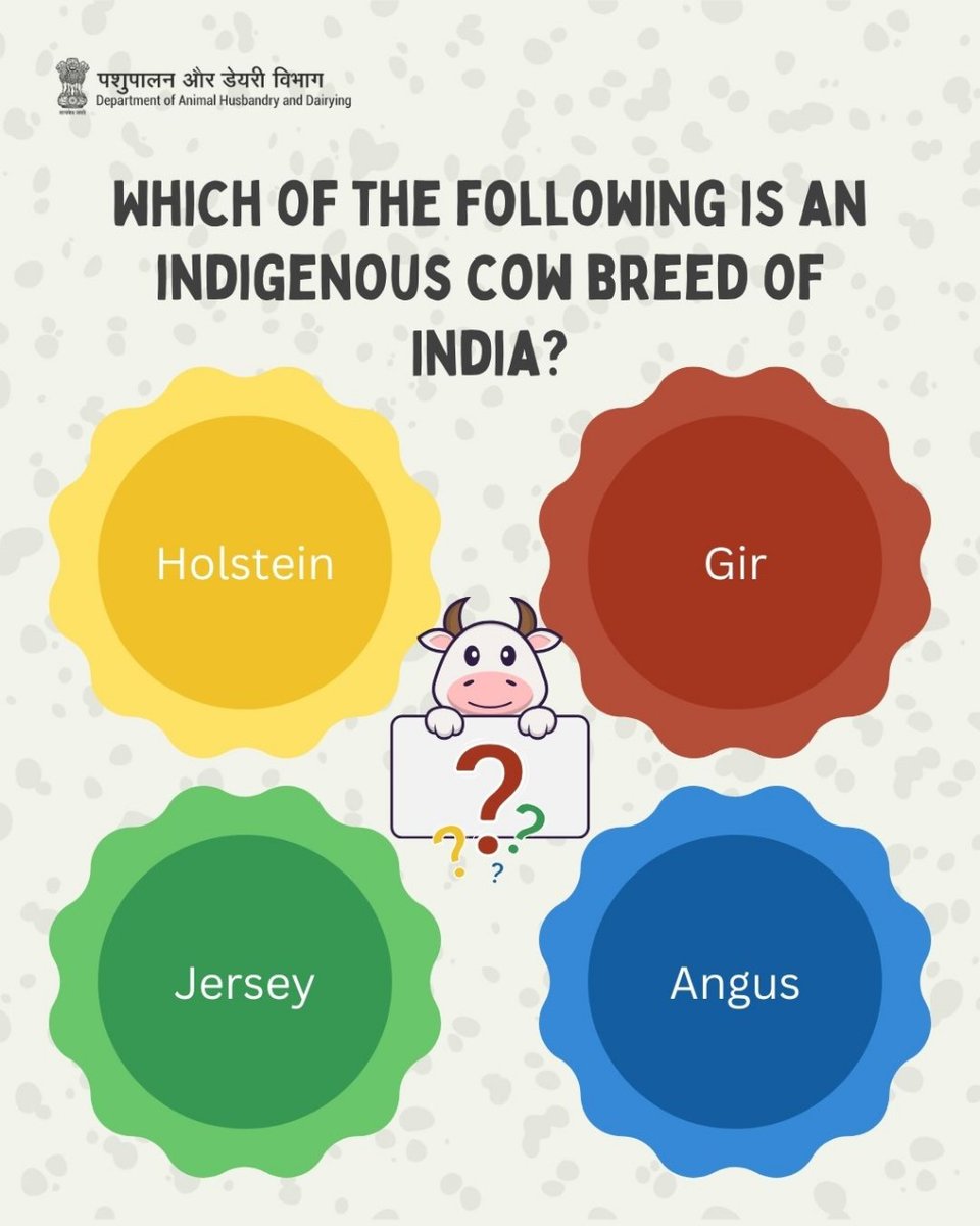 Can you guess the indigenous breed? Let's test your knowledge of Indian cattle! #cattle #livestock #indigenousbreed #quiz