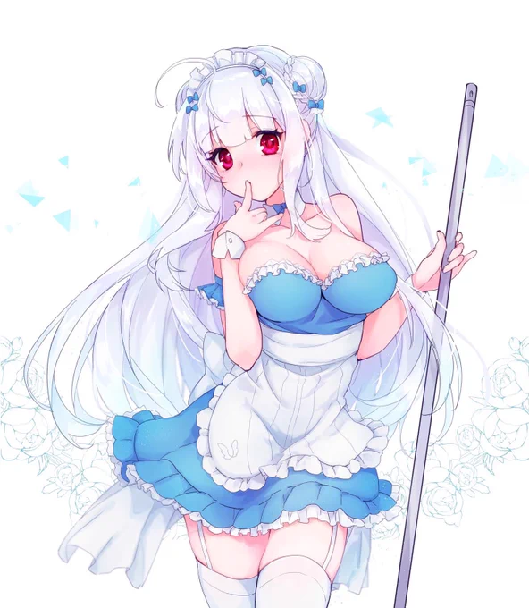 #これを見た人はメイドをTLに放流しよう#アズールレーン 