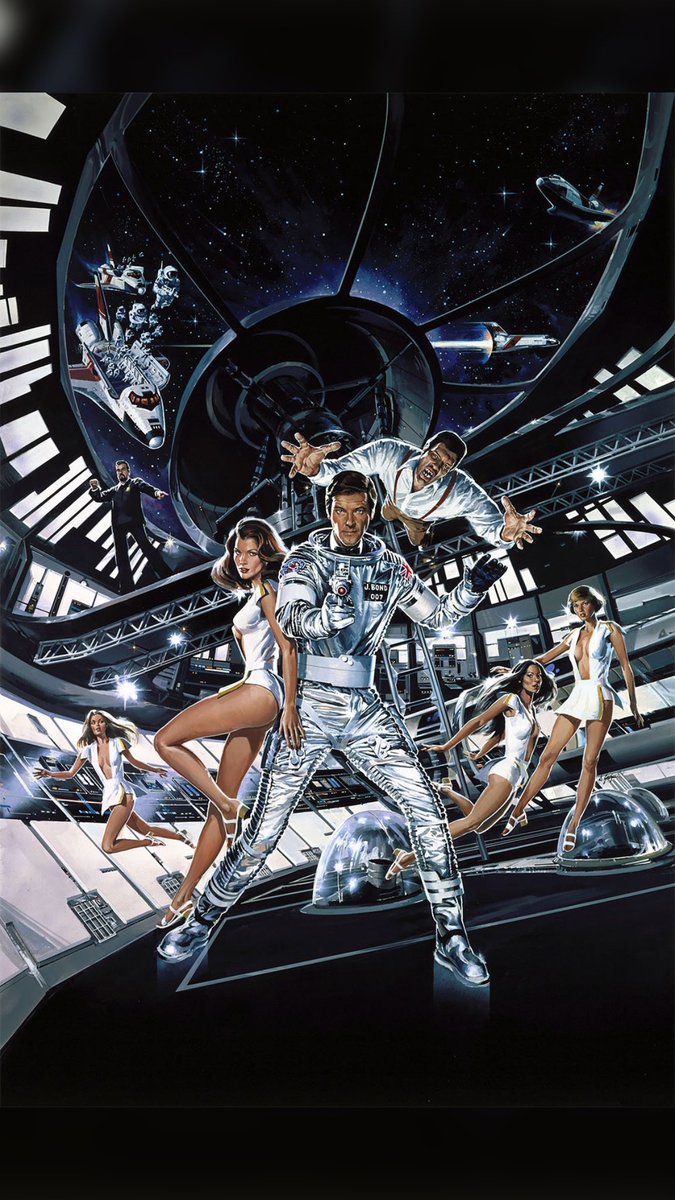 Sad to hear of the passing of poster artist Dan Goozee. Truly one of the greats and the genius behind a handful of James Bond masterpieces, including the iconic art for Moonraker, Octopussy and A View To A Kill. RIP ⭐️