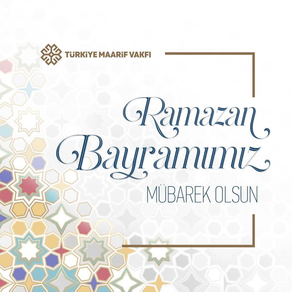 Eid mubarak Ramazan Bayramınız mübarek olsun