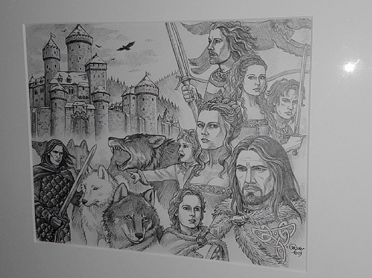 bookjonthinker's tweet photo. House Stark by Michaela Sommer https://t.co/hkHx40xa0N