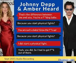 Bit blurry but the context is that she STARTED physical fights, not Johnny. Her turdlings don’t like truth so they deny it saying “it’s a doctored audio clip”