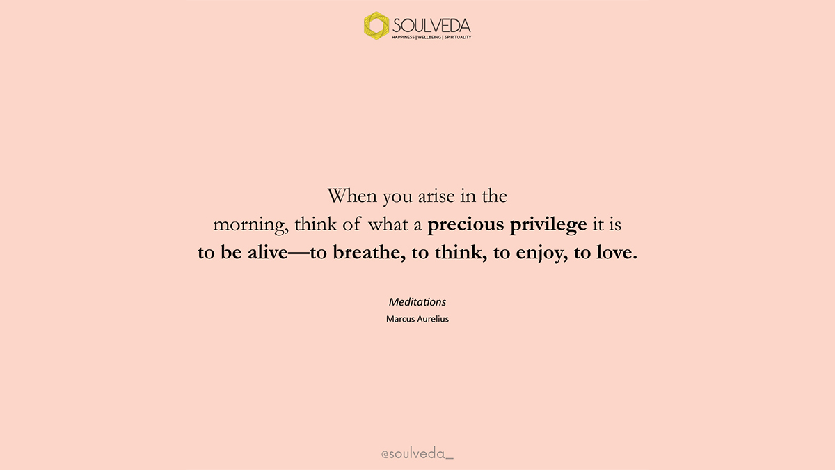Drop a 🧡 and type YES if you feel grateful for these privileges. 

#BookQuote #BookRead #ReadBook #Meditations #MarcusAurelius #BeGrateful #Gratitude #PositiveMindset #Positivity #PositiveVibes #FeelGood #PrivilegeofLife #TruePrivilege #Happiness #Life #Soulveda