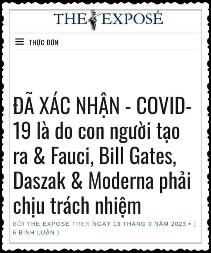 HanhNho7999's tweet photo. Nhiều người vẫn ngưỡng mộ tôn sùng, chưa biết những tên ác nhân đằng sau.
#Covidvac
#Covid
#Prizer https://t.co/MjOjtsrAfd