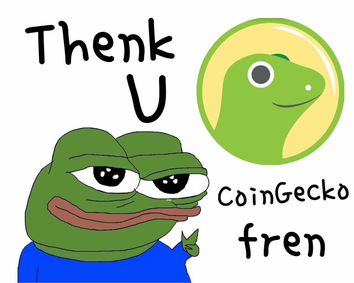 Big shoubtout to @Coingecko for ubdating our profile! 🐸🦎

We will have all our details like circ supply, category (meme), and website updated in the next days fren 🫂

coingecko.com/en/coins/apu-a… 🔗
