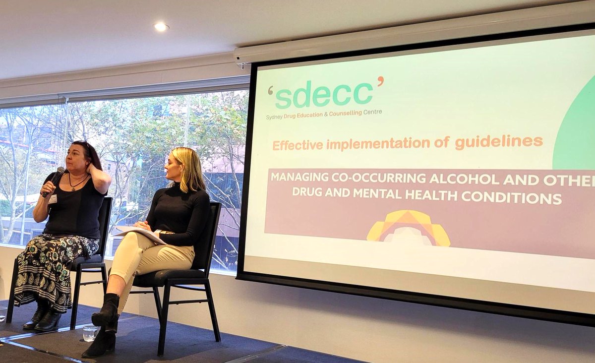 Thank you to @MHCC_NSW and NADA for hosting Collaborative Connections 2024. Tanaya Narbey-Rolph & SDECC’s @BelindaVolkov presented on implementing @healthgovau funded Guidelines on co-occurring conditions, an evidence-based resource available at bit.ly/comorbidity-gu…